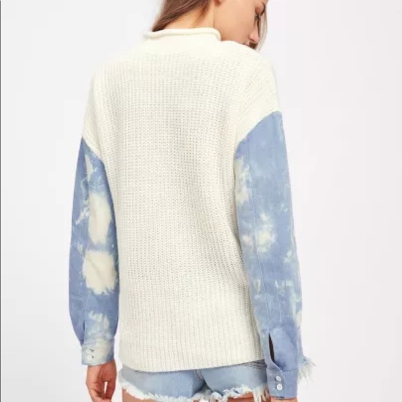 Today Only Denim Sweater Top - Picture 4 of 4